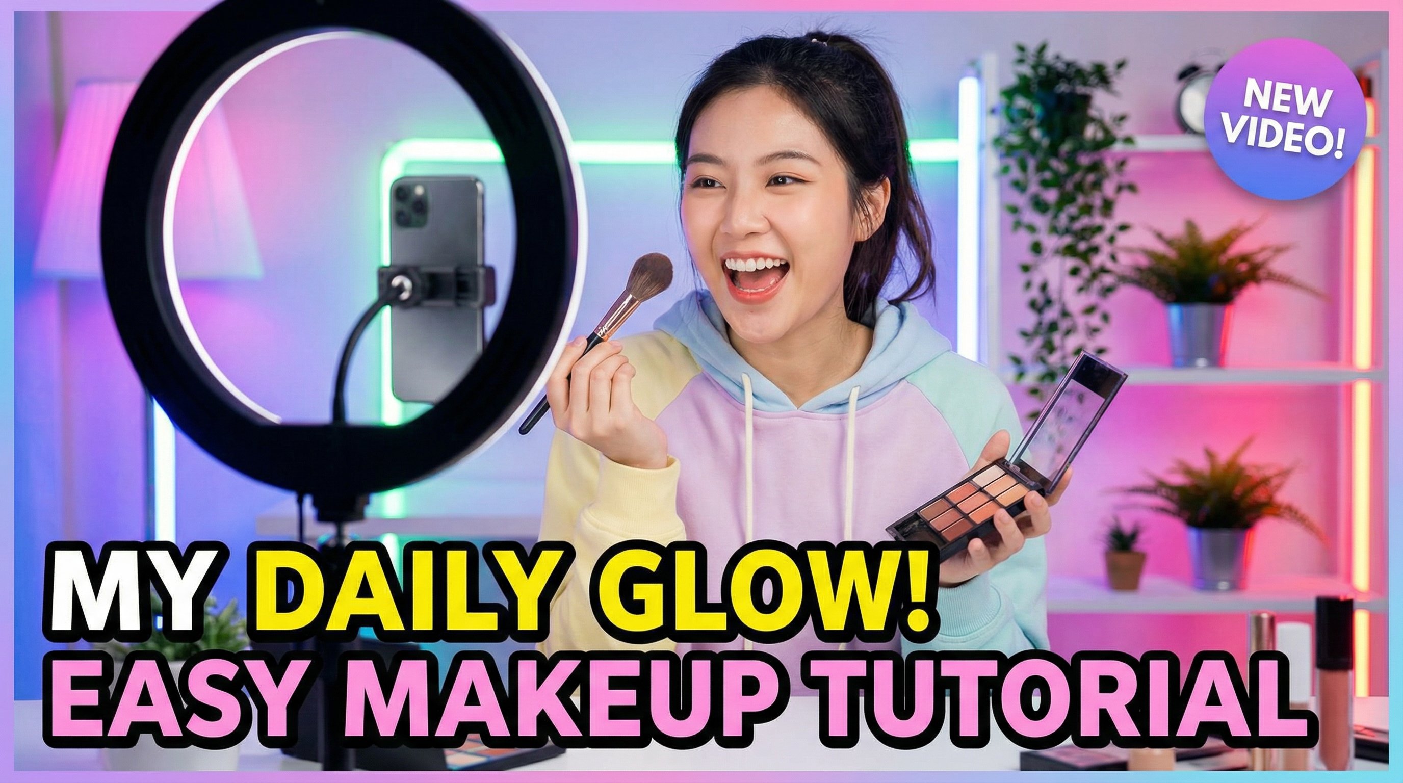 小马拉大车美妆视频教程